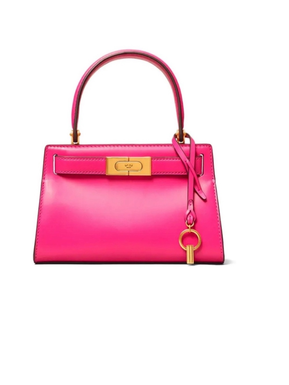Tory Burch
Lee Radziwill Petite leather crossbody bag in pink